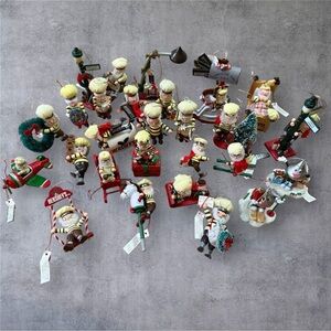 Lot of 27 Kurt Adler Hershey's Christmas Ornaments & 1 Trinket Box